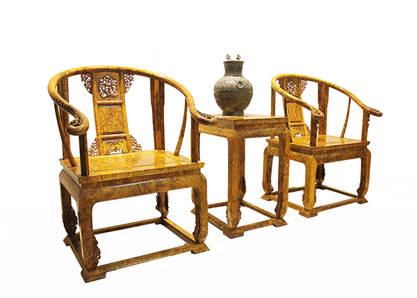 金丝楠木家具-双人椅